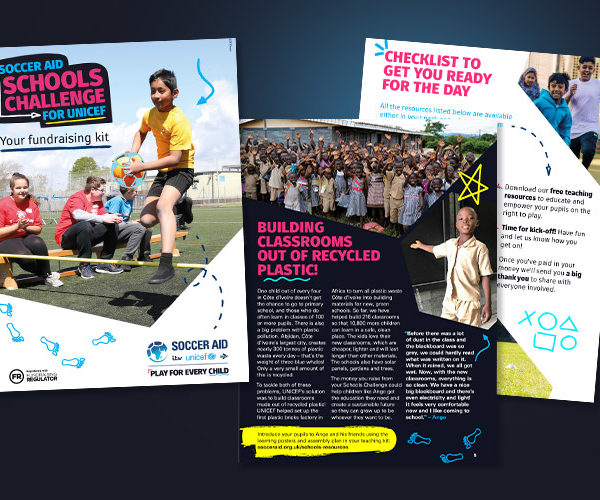 Soccer Aid Schools Challenge Fundraising Guide